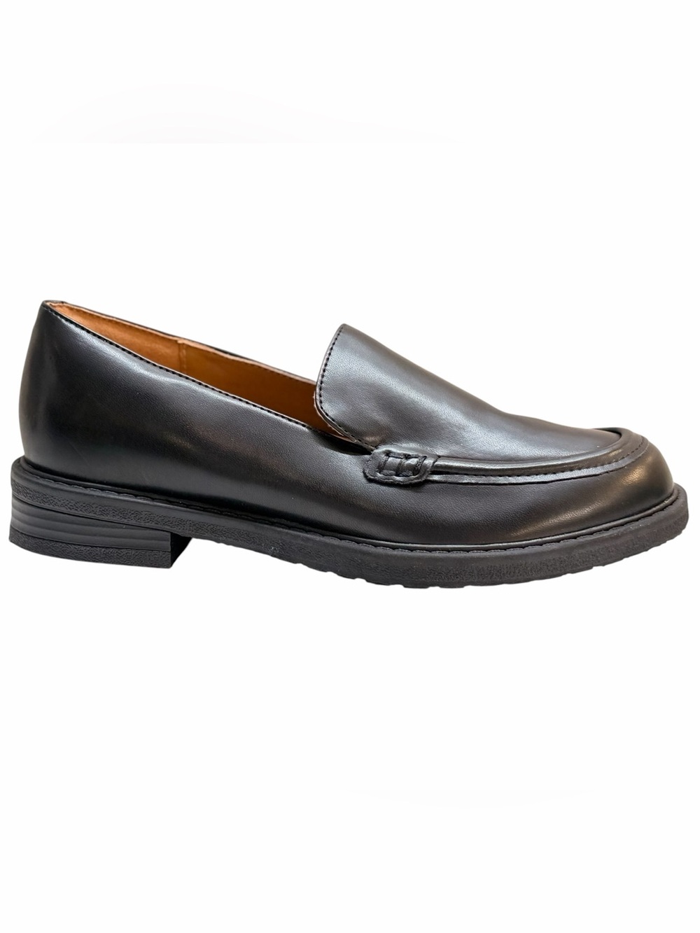 Easy Spirit Juniper3 Black Leather Comfort Loafers Size 5M NWOT